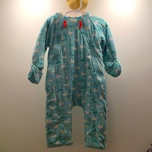 Baby Boden Duck Pattern Cozy Bunting